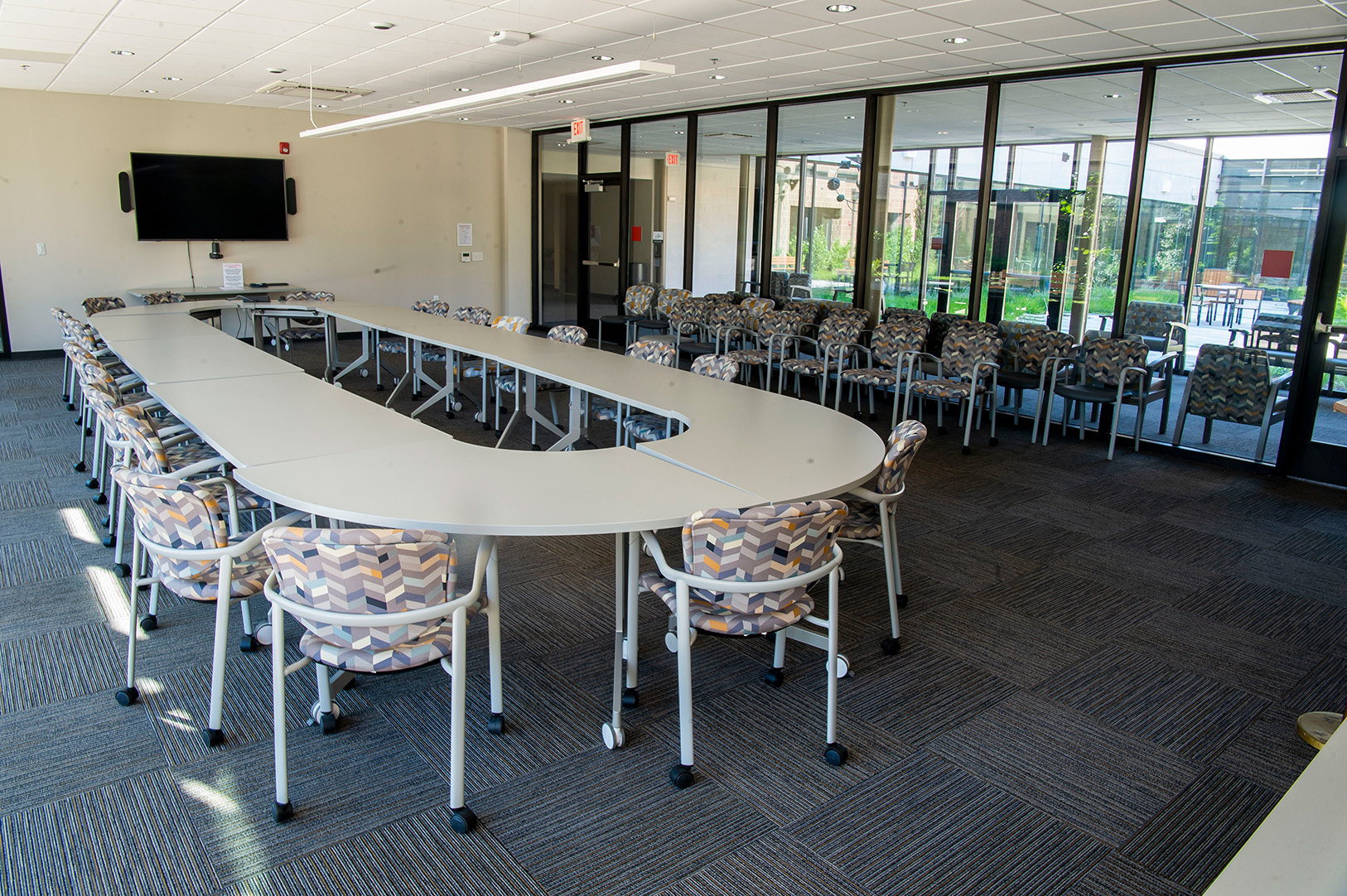 Interior of a room at MCC