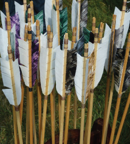 A grouping of arrows
