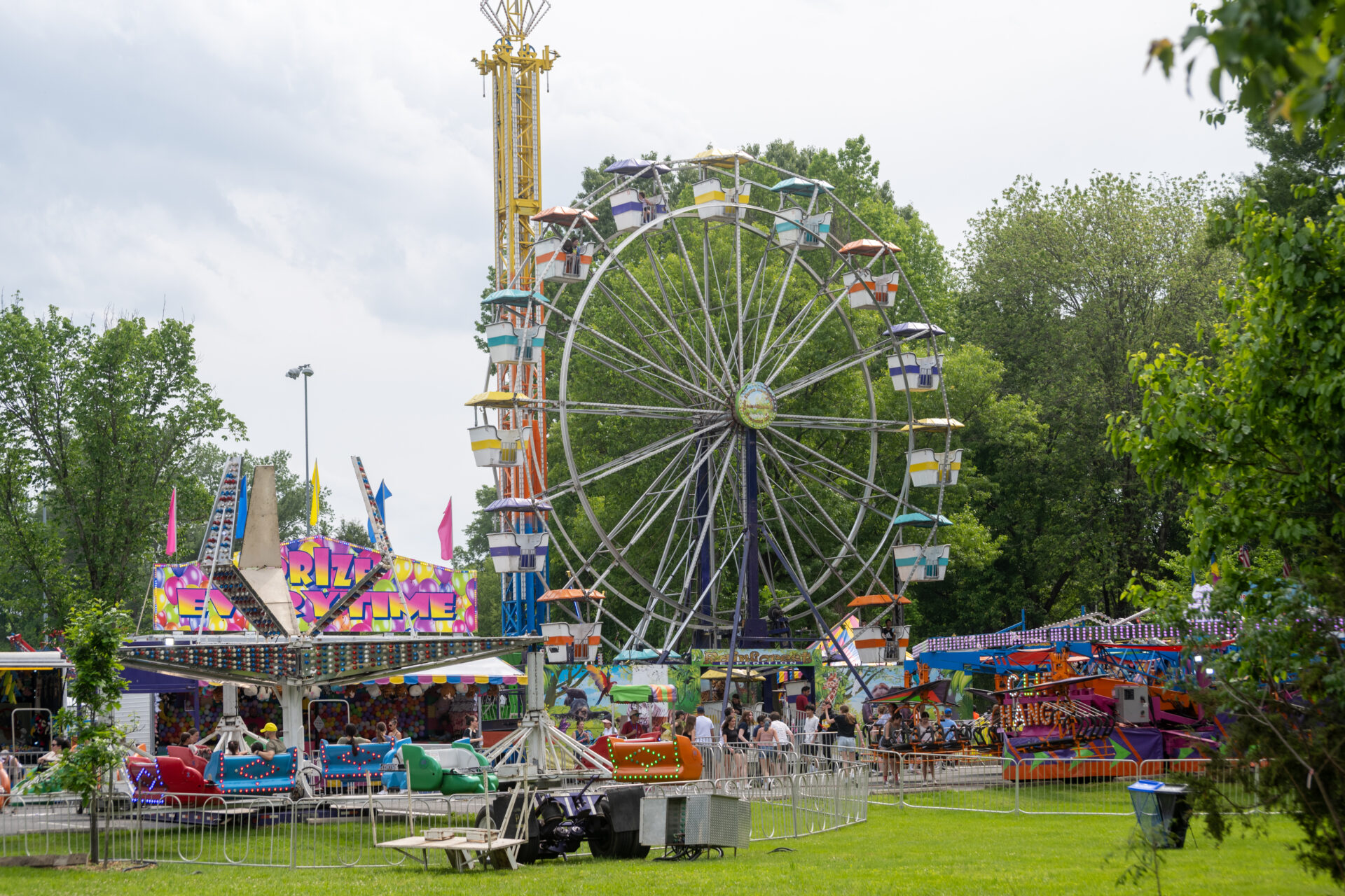 Come enjoy the vast variety of carnival rides!